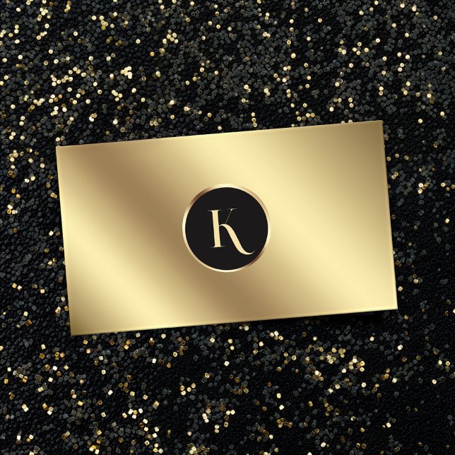 Glamour Gold Foil Makeup Artist Business Card Visitenkarte (Von Creator hochgeladen)