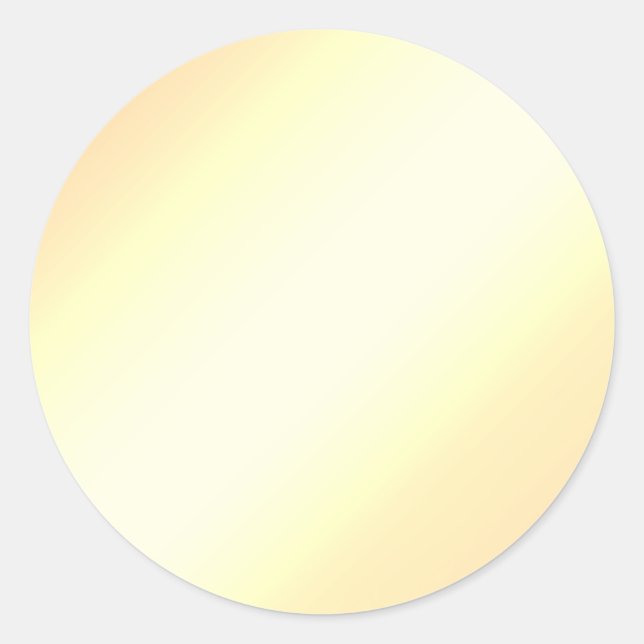 Glamour Gold Imitate Blank Elegante Chic Stickers (Vorderseite)