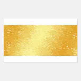 Glamour Gold Look Herz Blank Template Rechteckiger Aufkleber
