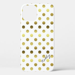 Glamour Gold Polka Dot Case-Mate iPhone Hülle
