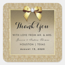 Glamour Gold & Stylish Gem Wedding