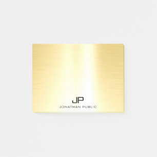 Glamour Gold Trendy Beruflich Template Elegant Post-it Klebezettel