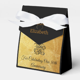 Glamour Gold und Black Elegante Kleines Party Geschenkschachtel