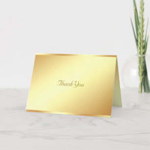 Glamour Gold Vorlage Handschriftlicher Dank Text
