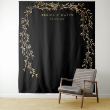 Glamour Gold Wedding Background