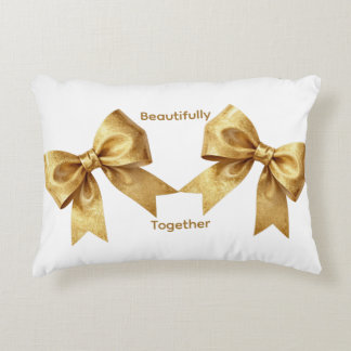 Glamour-Goldfolien-Band-Kunst - Minimalistischer C Dekokissen