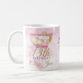 Glamour Grandtochter 13. Geburtstagsballon Kaffeetasse