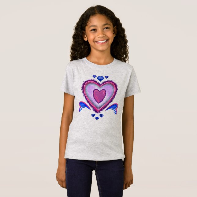 Glamour Heart (Tochter) T-Shirt (Vorne ganz)