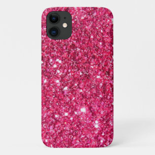 Glamour-heißes Rosa-Glitzer iPhone 11 Hülle