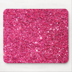 Glamour-heißes Rosa-Glitzer Mousepad