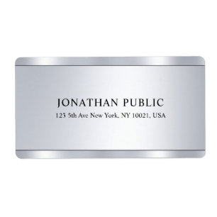 Glamour-Imitate Silver Modern Elegante Vorlage