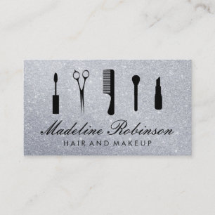 Glamour Kit mit elegantem Glitzer Visitenkarte