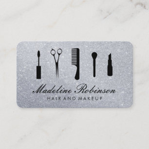 Glamour Kit mit elegantem Glitzer Visitenkarte