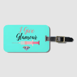 Glamour Krankenschwester erschossen lustige medizi Gepäckanhänger