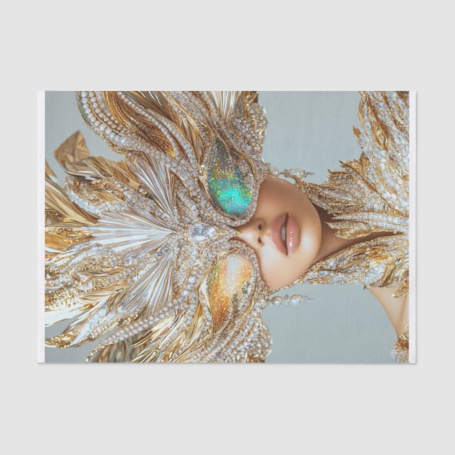 Glamour Ladys1 Seidenpapier (Vorderseite)