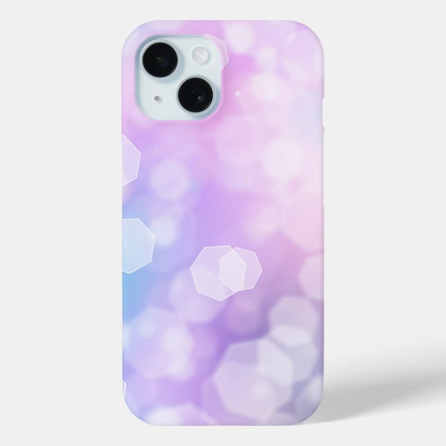 Glamour LavenderSparkling Bokeh Case-Mate iPhone Hülle (Rückseite)