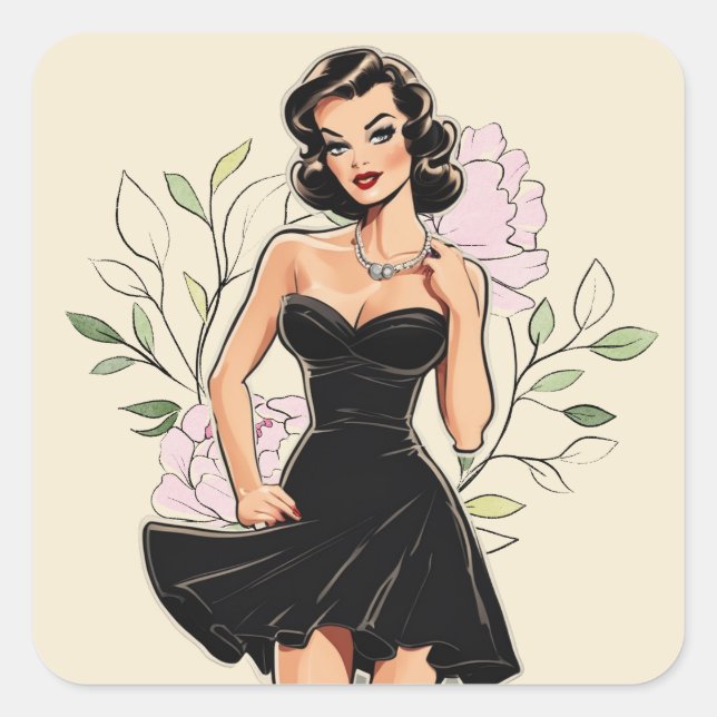 Glamour LBD Art Sticker Collection (Vorderseite)