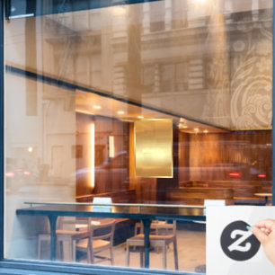 Glamour leerer Hintergrund QR-Code-Logo hinzufügen Fensteraufkleber