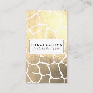 Glamour Luxe Pattern Visitenkarte