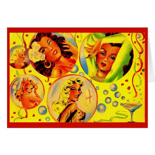 Glamour-Mädchen der 40er Jahre (Vorderseite (Horizontal))