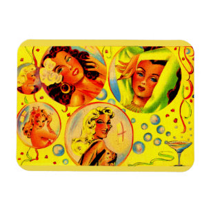 Glamour-Mädchen der 40er Jahre Magnet