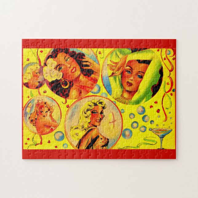 Glamour-Mädchen der 40er Jahre Puzzle (Horizontal)