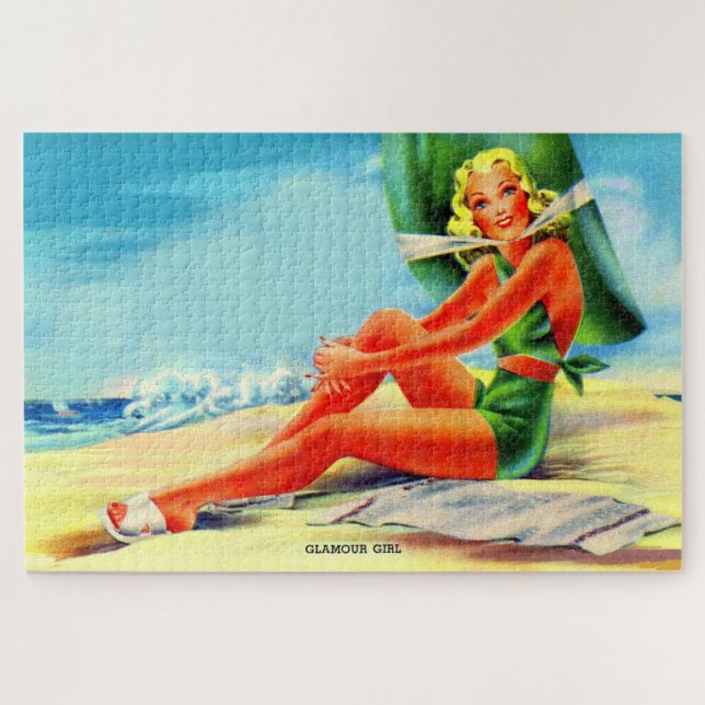 Glamour-Mädchen der 40er Jahre Puzzle (Horizontal)
