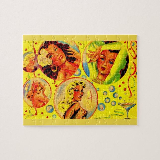 Glamour-Mädchen der 40er Jahre Puzzle (Horizontal)