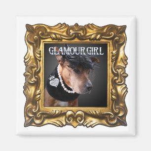 "Glamour-Mädchen-" Magnet, zum Ihres Kühlschrank Magnet