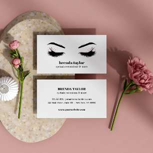 Glamour Makeup Artist Eyelash beruflich Visitenkarte