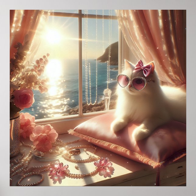 Glamour Mode Luxus Lifestyle Foto Poster (Vorne)