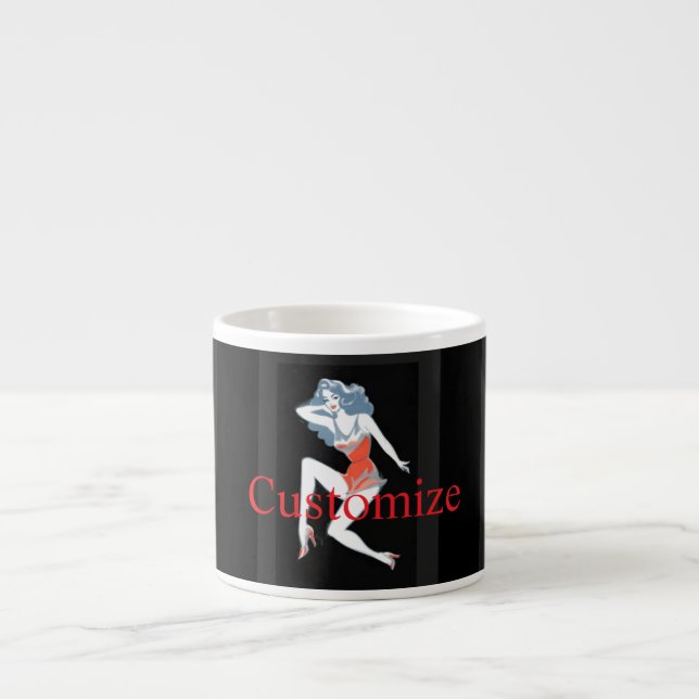 Glamour Model Posing Thunder_Cove Espressotasse (Vorderseite)