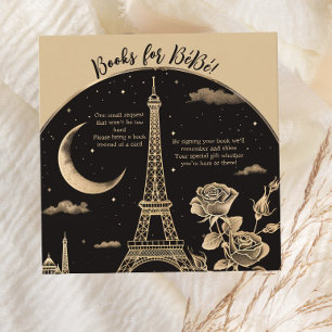 Glamour Paris Eiffel Tower Books for Baby Begleitkarte