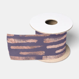 Glamour Rose Gold Found Lavendel Pinselstrich Satinband