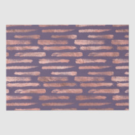 Glamour Rose Gold Found Lavendel Pinselstriche Seidenpapier