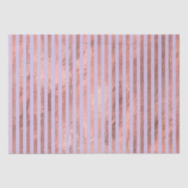 Glamour Rose Gold Found Lavendel Streifen Seidenpapier