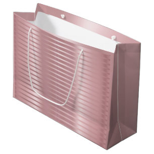 Glamour Rose Gold Template Elegant Moderne Moderne Große Geschenktüte