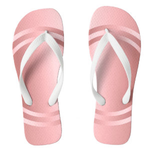 Glamour Rose Gold Template Trendy Modernes Elegant Flip Flops