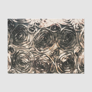 Glamour-Rosen Gold Bronze Rustikale Blumen Glamour Seidenpapier