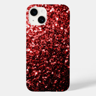 Glamour Roter Glitzer Glitzern Case-Mate iPhone Hülle