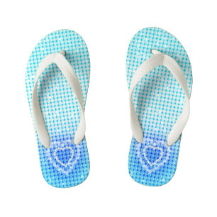 Glamour Sea Blue Diamond Kinderbadesandalen