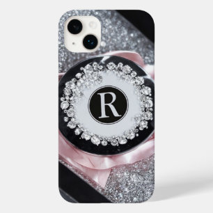 Glamour Silver Glitzer iPhone Case