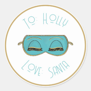 Glamour Sleep Mask New York City Girl Stickers