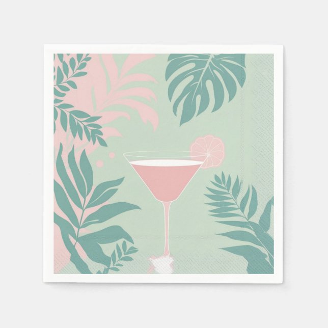 Glamour Tropical Serviette (Vorderseite)