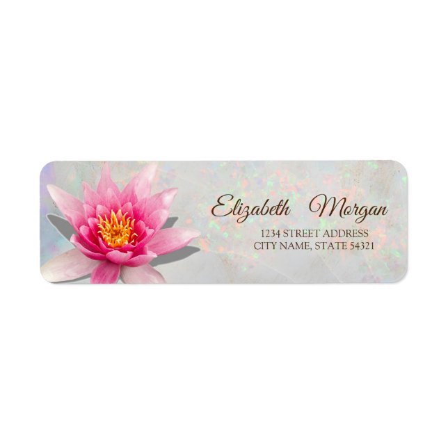 Glamour Watercolor Lotus Opal Holographic (Vorne)