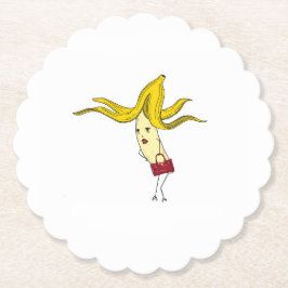 Glamouröse Banane, Banane-Thema  Untersetzer