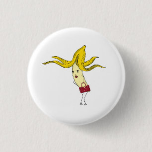 Glamouröse Banane, Bananen-Thema Button