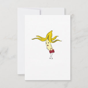 Glamouröse Banane, Bananen-Thema Dankeskarte