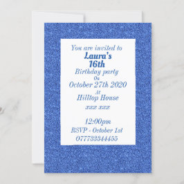 Glamouröse Einladungen zu personalisierten Geburts