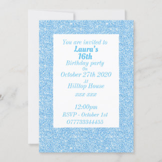 Glamouröse Einladungen zu personalisierten Geburts